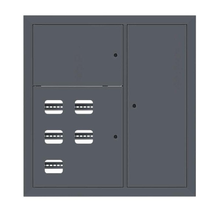 Щит этажный 5 кв, RAL7016 (1000х950х150) PROxima EKF