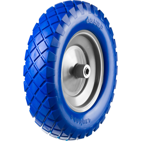 Полиуретановое колесо КПУ-2 380 мм для тачки (арт. 39903) ЗУБР