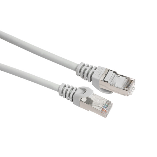 Патч-корд TERACOM PRO Cat,5E экранированный FTP оболочка LSZH серый (3,0м) EKF