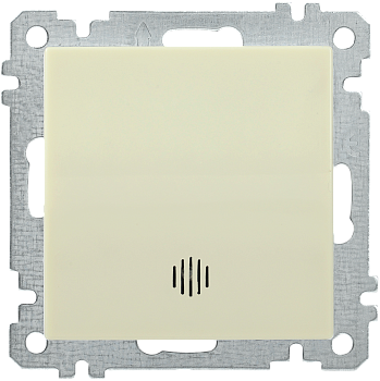 Выключатель 1-клавишный с индикацией ВС10-1-1-Б 10А BOLERO кремовый IEK
