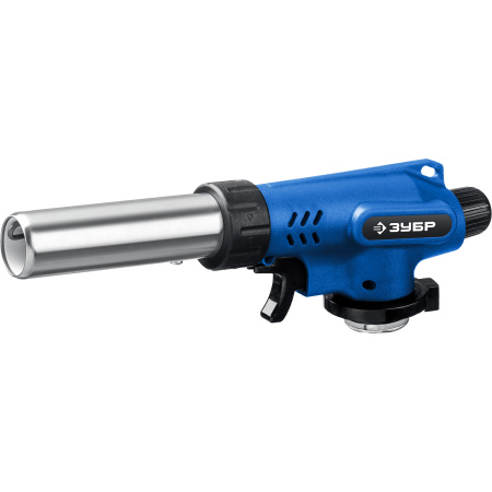 Газовая горелка ГП-500 с пьезоподжигом, на баллон с цанговым соединением, увеличенный выход пламени, 1300°С, Профессионал ЗУБР