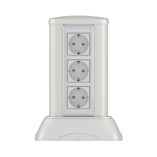 Миниколонна алюминиевая 0,25 м, цвет светло-серебристый металлик DKC