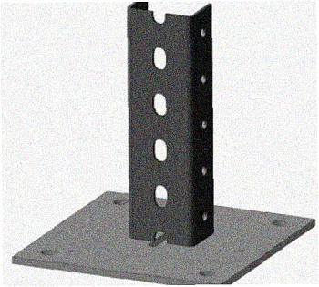 Стойка напольная (потолочная) СНП1520 УХЛ1,горячее цинкование, S2,5