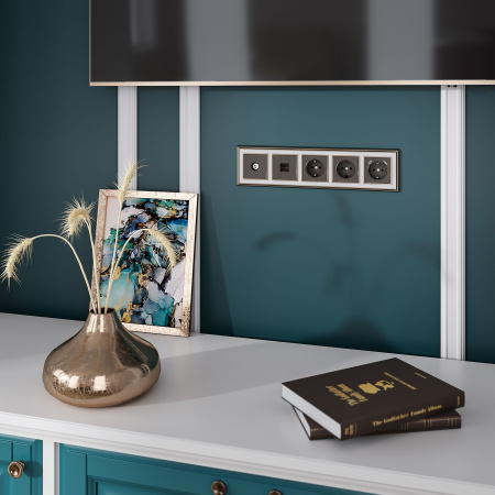 Накладка для TV розетки оконечной (бронзовый) Werkel