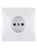 Розетка 2П 10А 250В белая "Таймыр" TDM