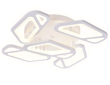 Потолочный светодиодный светильник с пультом FA587/5 WH белый 113W 590*590*120 (ПДУ РАДИО 2.4G) Ambrella Light