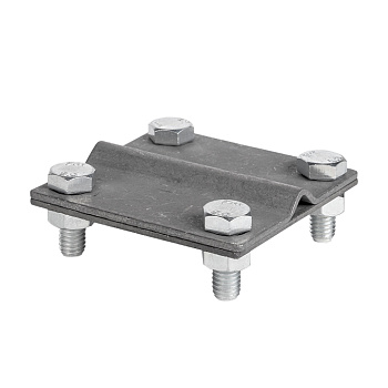 Зажим универсальный полоса 40 - прут 10 (пластина 70x70мм) HZ PROxima EKF