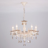 Люстра с хрусталем 5*E14 60Вт белый с золотом IP20 Elisha (3281/5 белый с золотом) Eurosvet Люстра с хрусталем 5*E14 60Вт белый с золотом IP20 Elisha (3281/5 белый с золотом) Eurosvet