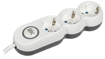 Удлинитель У03В 3 места 2P+PE/3м 3х1,5мм2 16А/250В UNO IEK