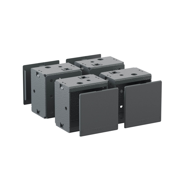 Комплект угловых элементов с пластиковыми заглушками, В =100 мм, 1 кмп =4 шт. DKC