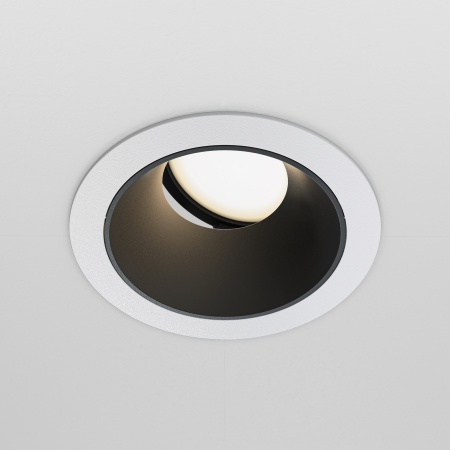Встраиваемый светильник 1*GU10 10Вт Бело-черный IP20 Downlight DL051-U-1WB Technical Maytoni