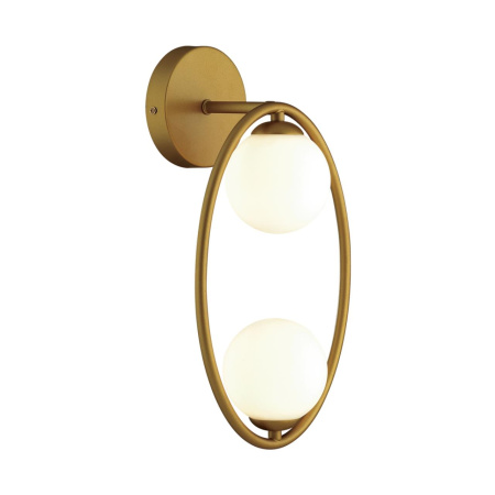 Бра G9 2*40W SLOTA золотой/белый ODEON LIGHT