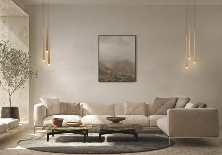 Подвесной светильник LED 19Вт Черный IP20 Cascade MOD132PL-L18BK Maytoni