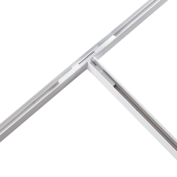 Соединитель с токопроводом для шинопровода Т-образный IP20 48V FLUM белый NOVOTECH