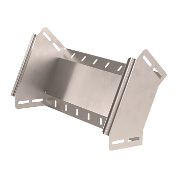 Угол вертикальный внешний 45 градусов Стандарт INOX (AISI 409) 400х100 Промрукав