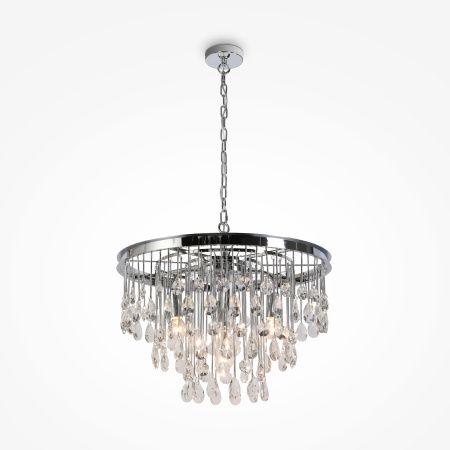 Подвесной светильник 5*E14 40Вт Хром IP20 Linn MOD091PL-05CH Maytoni