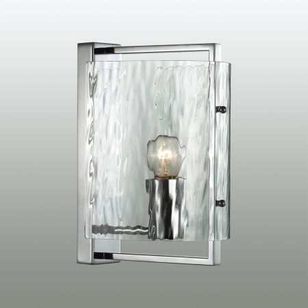 Бра E27 1*60W ELEGANTE хром/прозрачный/стекло ODEON LIGHT