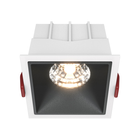 Встраиваемый светильник LED 15Вт Бело-черный IP20 Downlight DL043-01-15W3K-D-SQ-WB Technical Maytoni