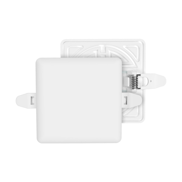 06-113 Панель светодиодная встраиваемая безрамочная FLP, 9Вт (6Вт+3Вт), 230В/50Гц, 770лм, 6500К, IP20, 90х90х21мм, квадрат, 3 режима свечен... APEYRON