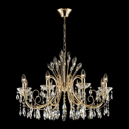 Люстра E14 8*40W VERSIA золотой/хрусталь ODEON LIGHT