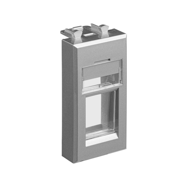 Адаптер для Keystone, "Avanti", "Закаленная сталь", 1 модуль DKC