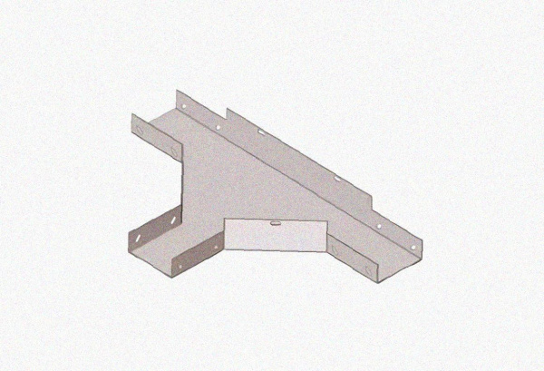 Лоток тройниковый замковый глухой ОТЗГ 300х60 УТ1,5, горячее цинкование, S1,5