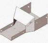 Лоток переходной замковый ЛПЗ 150х150-100х100 УХЛ1, оцинкованный лист, S1,0