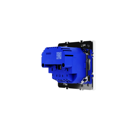 Розетка встраиваемая Voltum S70 с заземлением и защитными шторками, 16А, с USB, A+A, (белый матовый)
