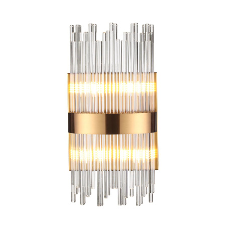 Бра G9 4*33W 220V FOCCO бронзовый/стекло/прозрачный ODEON LIGHT