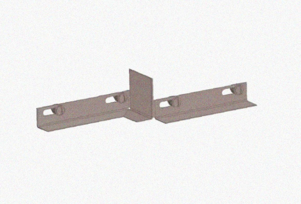 Соединитель-переходник замковый ПУгПЗ 100х50 УТ1,5 (правый), горячее цинкование, S1,0