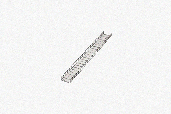 Лоток замковый перфорированный ЛМЗ 600х200х2000 УХЛ1, горячее цинкование, S1,5