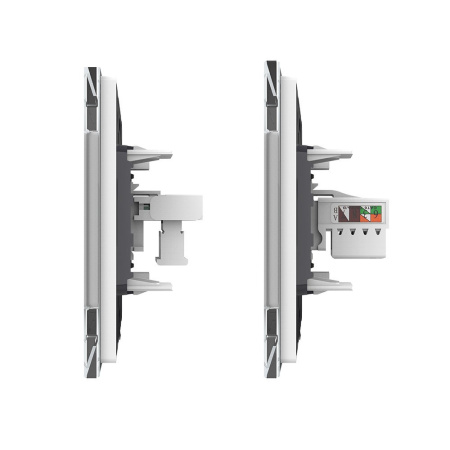 Розетка ТЛФ/КОМП RJ-45 Белая Livolo