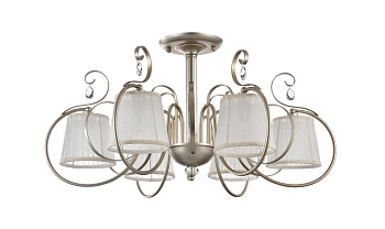 Потолочный светильник 6*E14 40Вт Кремовый с Золотом IP20 Simone FR2020-CL-06-BG Freya