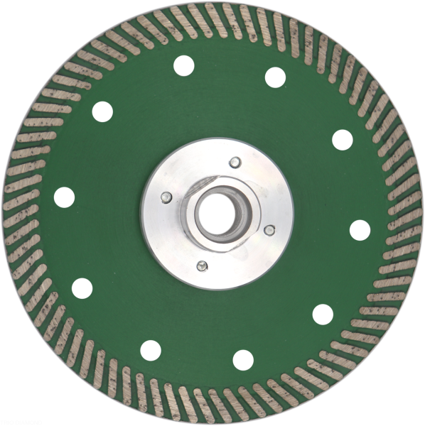 Диск алмазный отрезной ультра 125*м14 Турбо серия Grand hot press Гранит Flange GRF832 Trio-Diamond