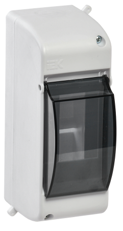 Корпус пластиковый КМПн 2/2 IP30 белый KREPTA 3 IEK