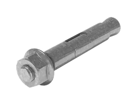 Анкер-болт с гайкой М10 12х150, цинк-ламель Ostec