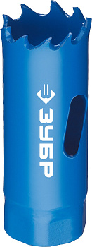 19мм, коронка биметаллическая, быстрорежущая сталь ЗУБР