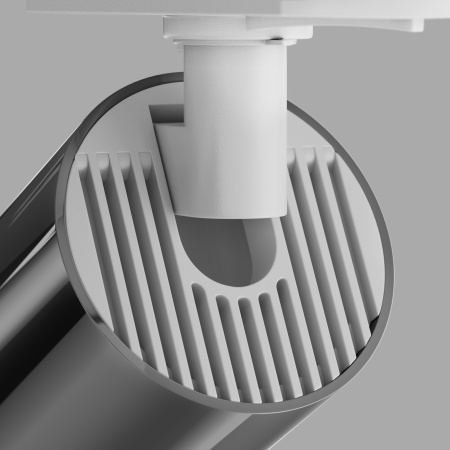 Трековый светильник 1*GU10 10Вт Белый и Графит IP20 Single phase track system Unity TR020-1-U-GU10-WGF Technical Maytoni