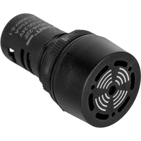Сигнализатор звуковой ND16-22L Φ22 мм черный АС/DC24В (R) CHINT