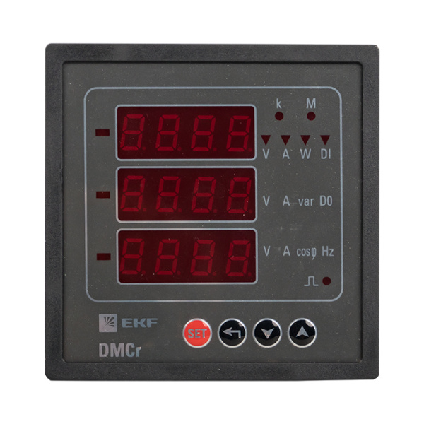 Цифровой измерительный прибор комбинированный DMC-r с интерфейсом RS-485 на панель 96x96 (квадратный вырез) PROxima EKF