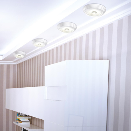 Св-к накл.св/д IP20 LED 4000K 22W 85-265V TRIN белый NOVOTECH
