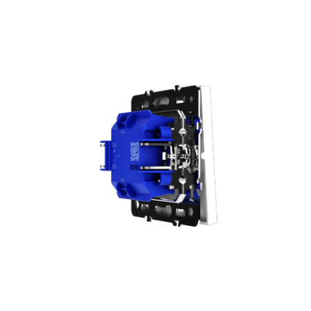 Выключатель встраиваемый Voltum S70 одноклавишный 10А, (белый матовый)