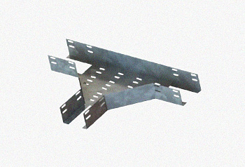 Лоток тройниковый перфорированный ОТ 500х100 У3, окрашенный, S1,5