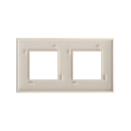 Рамка "Avanti", "Белый жемчуг", 2 поста (4 мод.) DKC