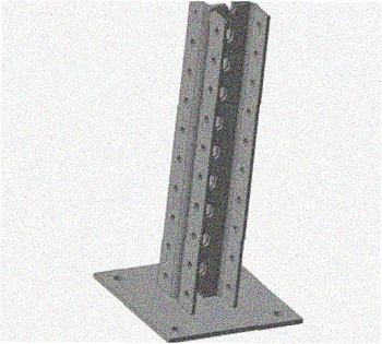 Стойка напольная (потолочная) сдвоенная СНПС800 УХЛ1, горячее цинкование, S2,5