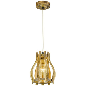 Светильник подвесной Дуб/Дуб E27 1*40Вт 540-706-01 VELANTE