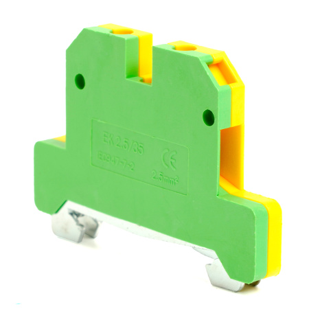 LD551-4-25 ЗНИ Зажим наборный изолированный (винтовой) 2,5 мм² (JXB 2,5), желтый,зеленый STEKKER
