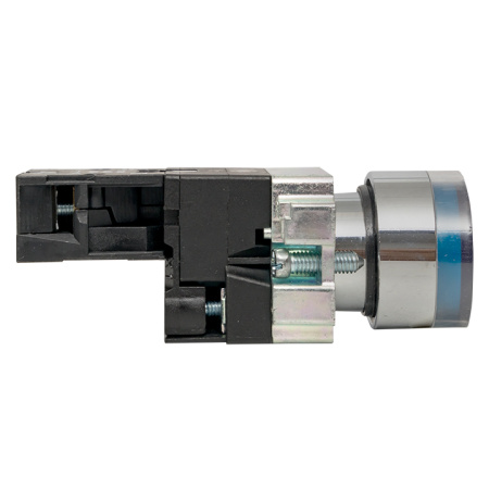 Кнопка BA61 с подстветкой 230В синяя NO PROxima EKF