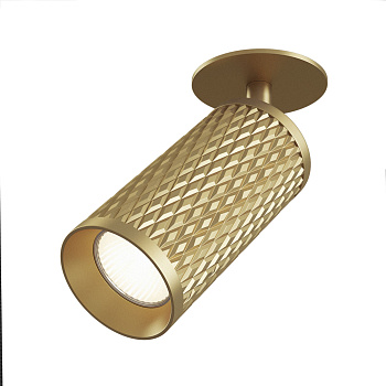 Потолочный светильник 1*GU10 50Вт Золото IP20 Focus Design C037CL-01G Technical