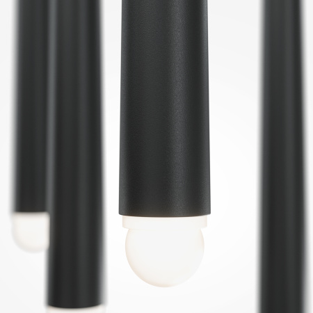 Подвесной светильник 5*LED 30Вт Черный IP20 Cascade MOD132PL-L28BK2 Maytoni